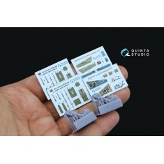 1/72 Su-34 Coloured Interior Detail Parts for Trumpeter kits with Resin parts