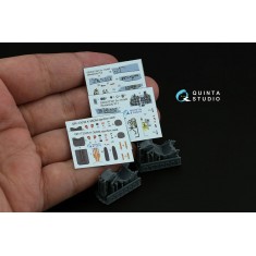 1/72 Su-17UM3 Detail Parts on 3D Decal for Modelsvit kits (with resin part)