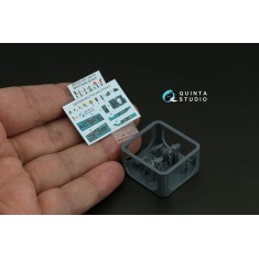 1/72 MiG-21bis early Interior Details on 3D Decal (Eduard) with 3D Resin parts