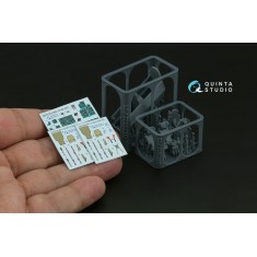 1/72 MiG-21UM Interior Details on 3D Decal (KP) with 3D Resin parts