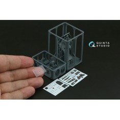1/72 Ka-50 (black panels) Interior 3D Decal (HobbyBoss/ARK) with parts
