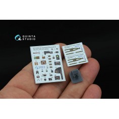 1/72 DH Mosquito B Mk.XVI/PR.XVI Interior 3D Decal (Airfix) with parts