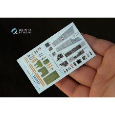 1/32 Mirage 2000C Interior Detail Set (on decal paper) for Kitty Hawk Kit
