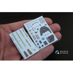 1/32 Bf 109G-10 3D-Printed & Coloured Interior Decals for Revell kit