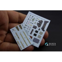 1/32 Bf 109E-4 3D-Printed & Coloured Interior Decals for Cyber-hobby/Dragon kit