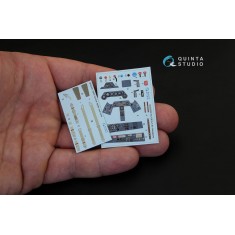 1/32 FW 190A-5 3D-Printed & Coloured Interior Decals for Hasegawa kit