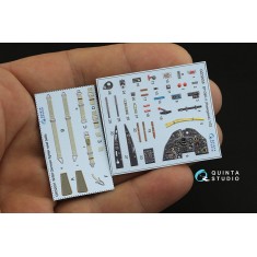 1/32 Bf 109K-4 3D-Printed & Coloured Interior Decals for Hasegawa kit