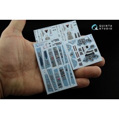 1/32 Su-27UB 3D-Printed & Coloured Interior Decals for Trumpeter kit