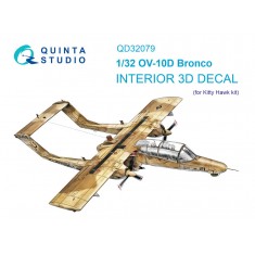 1/32 OV-10D 3D-Printed & Coloured Interior on Decal Paper for KittyHawk kits