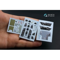1/32 F/A-18E 3D-Printed & Coloured Interior Decals for Trumpeter kit