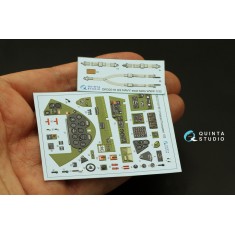 1/32 F6F-3 Hellcat Interior on Decal Paper for Trumpeter kits