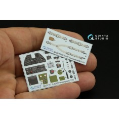 1/32 P-40E/K 3D-Printed & Coloured Interior on Decal Paper for Hasegawa kits