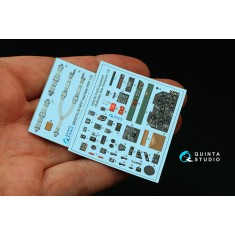 1/32 P-47D Thunderbolt Bubbletop Early Coloured Interior Detail Parts for Hasegawa kits