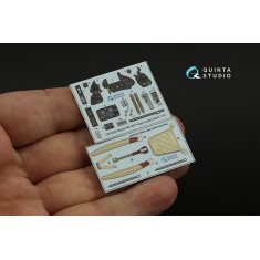 1/32 Macchi MC.202 Folgore Late Interior Details on 3D Decal for Italeri kits