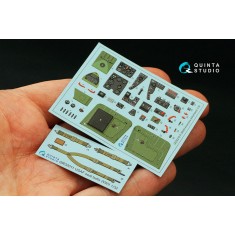 1/32 P-39Q/N Airacobra Coloured Interior Detail Parts for KittyHawk kits