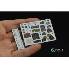 1/32 SBD-5/A-24B Pilot's Cockpit Interior 3D Decal for Trumpeter