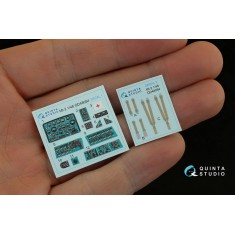 1/48 La-5 Interior Detail Set (on decal paper) for Zvezda Kit