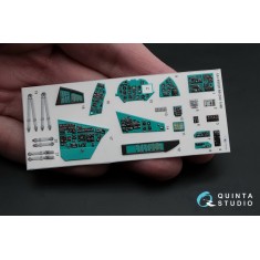 1/48 Mi-24V Interior Detail Set (on decal paper) for Zvezda Kit