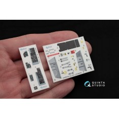 1/48 F-16C Interior Detail Set (on decal paper) for Hasegawa Kit