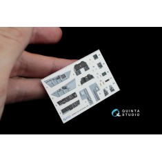 1/48 F/A-18A Interior Detail Set (on decal paper) for Kinetic Kit