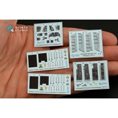 1/48 Mitsubishi F-2B Coloured Interior Detail Parts for Hasegawa kits