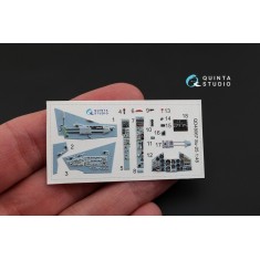 1/48 Su-25 Interior Detail Set (on decal paper) for Kopro Kit