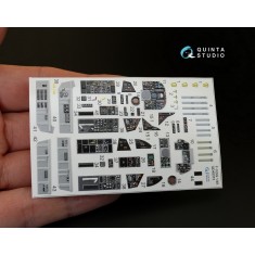 1/48 F-105G Interior Detail Set (on decal paper) for Hobbyboss Kit