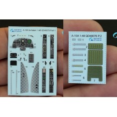 1/48 A-10A Interior Detail Set (on decal paper) for Italeri Kit