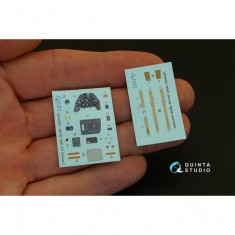 1/48 Bf 109F-2/F-4 Interior Detail Set (on decal paper) for Eduard Kit