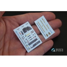 1/48 Me-262A 3D-Printed & Coloured Interior Decals for HobbyBoss kit