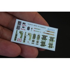 1/48 Mitsubishi A6M2 Zero 3D Printed & Coloured Interior Decals for Hasegawa