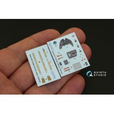 1/48 Messerschmitt Bf 109G-6 Coloured Interior Decals for Tamiya kit
