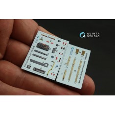 1/48 Heinkel He-162 3D Printed & Coloured Interior Decal Parts for Tamiya kit