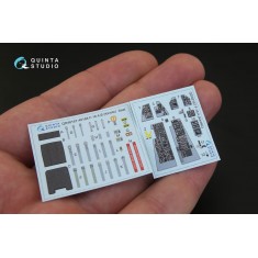 1/48 F-16A Fighting Falcon Coloured Interior Decals for Kinetic kit
