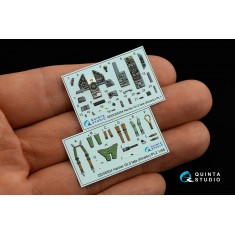 1/48 Hawker Siddeley Harrier Gr.3 Late Interior Detail Parts for Kinetic kits