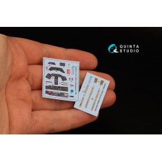 1/48 Fw 190A-3 3D-Printed & Coloured Interior on Decal Paper for Hasegawa kits
