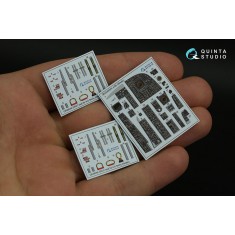1/48 A-6E 3D-Printed & Coloured Interior on Decal Paper for Kinetic kits