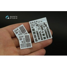 1/48 AH-64D Apache Interior Parts (3D decal) for Hasegawa kits