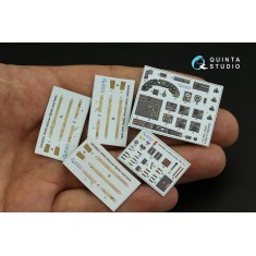 1/48 Ju 88A-4 3D-Printed & Coloured Interior on Decal Paper for ICM kits