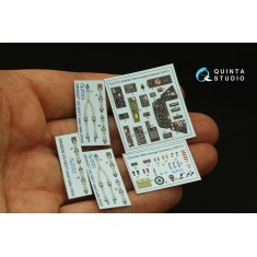 1/48 TBM-3 Avenger Interior Parts (3D decal) for Accurate Miniatures/Academy