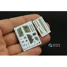 1/48 Hurricane family Coloured Interior Detail Parts for Italeri/Tamiya kits
