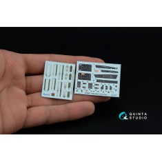 1/48 F-86A Sabre Interior 3D Decal for Clear Prop kits