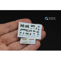 1/48 Nakajima A6M5 Zero Detail Parts on 3D Decal for Fine Molds
