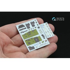 1/48 P-38G Lightning Interior Details on 3D Decal (Hasegawa)