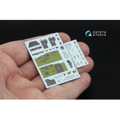 1/48 P-38J Lightning Interior Details on 3D Decal (Hasegawa)