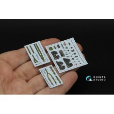 1/48 P-40N Warhawk Interior Details on 3D Decal (Eduard)
