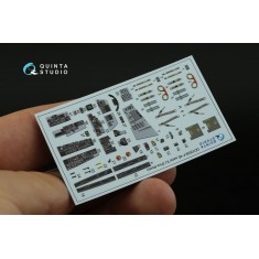 1/72 F-4E Early/F-4EJ Phantom II Coloured Interior Decals for FineMolds