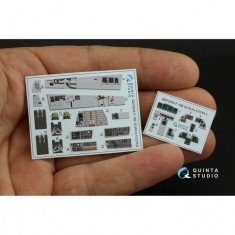 1/72 F-15E Strike Eagle 3D-Printed & Coloured Interior on Decal Paper for GWH kits
