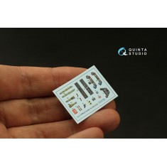 1/72 Ta 152C/H 3D-Printed & Coloured Interior on Decal Paper for Dragon kits