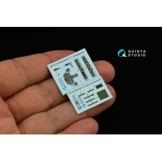 1/72 Mitsubishi F-1 Interior 3D Decal for Hasegawa kits